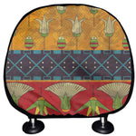 Egyptian Tribal Pattern Print Car Headrest Covers