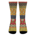 Egyptian Tribal Pattern Print Crew Socks