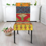Egyptian Tribal Pattern Print Dining Chair Slipcover