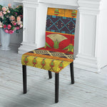 Egyptian Tribal Pattern Print Dining Chair Slipcover