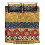 Egyptian Tribal Pattern Print Duvet Cover Bedding Set
