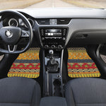 Egyptian Tribal Pattern Print Front Car Floor Mats