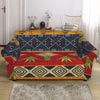 Egyptian Tribal Pattern Print Loveseat Slipcover