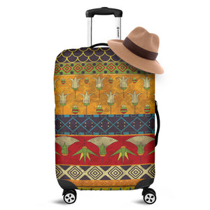 Egyptian Tribal Pattern Print Luggage Cover