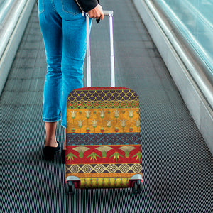 Egyptian Tribal Pattern Print Luggage Cover