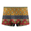 Egyptian Tribal Pattern Print Men's Boxer Briefs