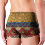 Egyptian Tribal Pattern Print Men's Boxer Briefs