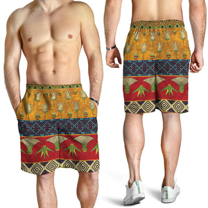 Egyptian Tribal Pattern Print Men's Shorts