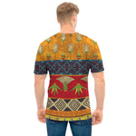 Egyptian Tribal Pattern Print Men's T-Shirt