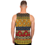 Egyptian Tribal Pattern Print Men's Tank Top