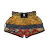 Egyptian Tribal Pattern Print Muay Thai Boxing Shorts