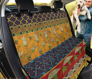 Egyptian Tribal Pattern Print Pet Car Back Seat Cover