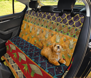 Egyptian Tribal Pattern Print Pet Car Back Seat Cover