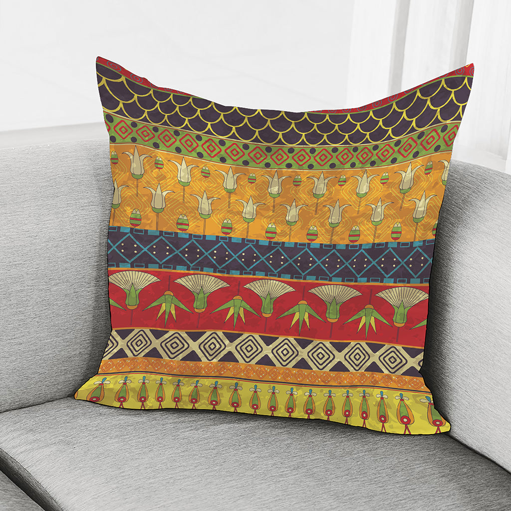 Egyptian Tribal Pattern Print Pillow Cover