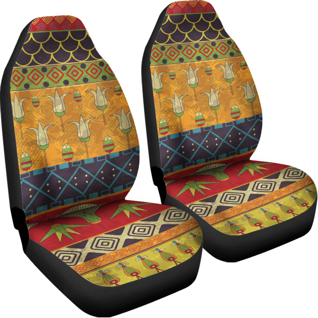 Egyptian Tribal Pattern Print Universal Fit Car Seat Covers