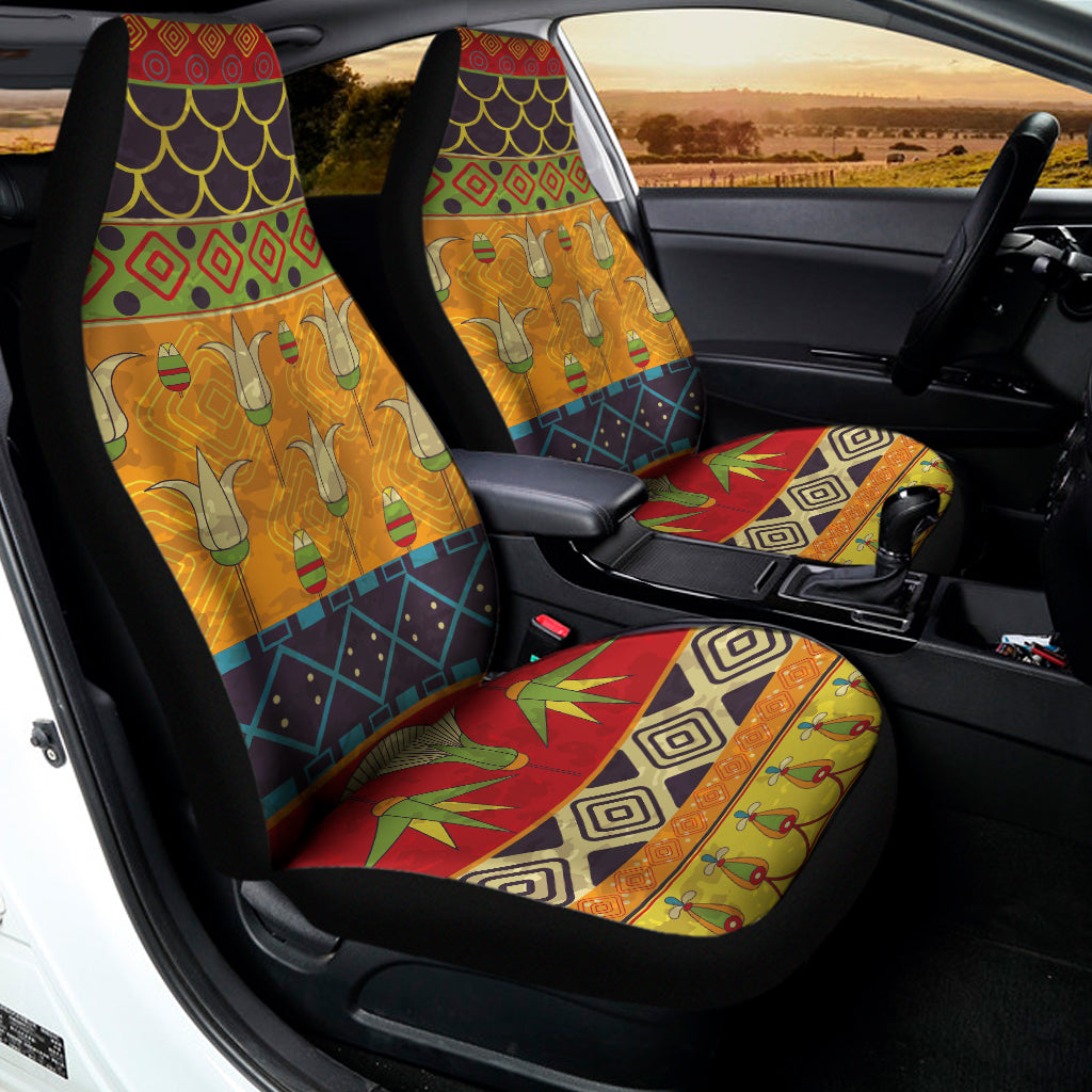 Egyptian Tribal Pattern Print Universal Fit Car Seat Covers