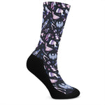 Egyptian Tribal Symbols Print Crew Socks