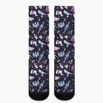 Egyptian Tribal Symbols Print Crew Socks