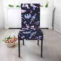 Egyptian Tribal Symbols Print Dining Chair Slipcover
