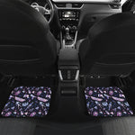 Egyptian Tribal Symbols Print Front and Back Car Floor Mats