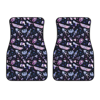 Egyptian Tribal Symbols Print Front Car Floor Mats