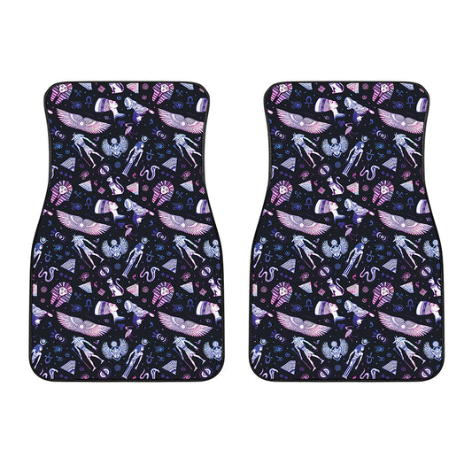 Egyptian Tribal Symbols Print Front Car Floor Mats