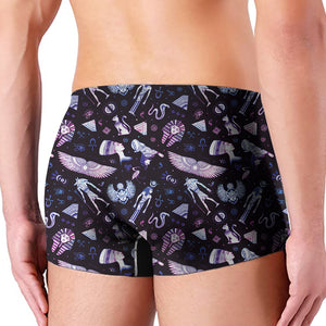 Egyptian Tribal Symbols Print Men's Boxer Briefs