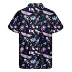 Egyptian Tribal Symbols Print Men's Short Sleeve Shirt