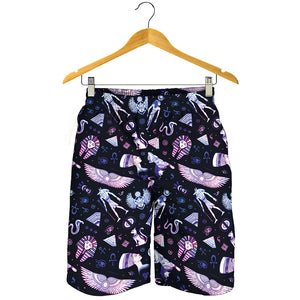 Egyptian Tribal Symbols Print Men's Shorts