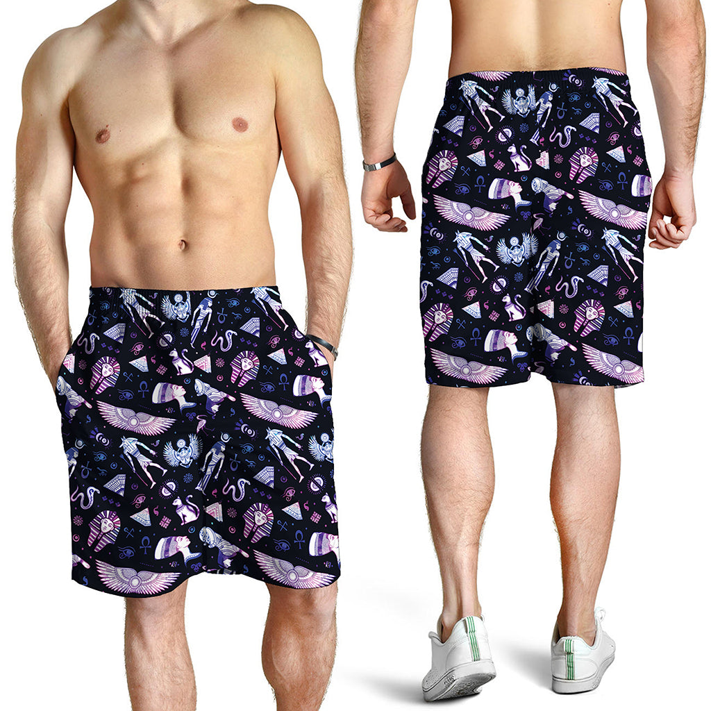 Egyptian Tribal Symbols Print Men's Shorts