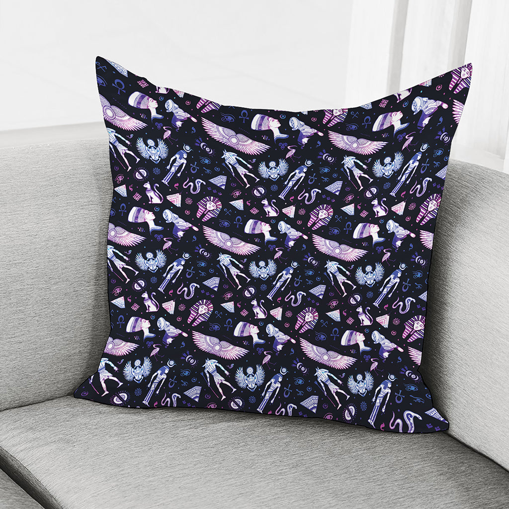 Egyptian Tribal Symbols Print Pillow Cover