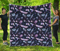 Egyptian Tribal Symbols Print Quilt