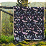 Egyptian Tribal Symbols Print Quilt