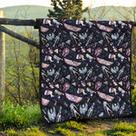 Egyptian Tribal Symbols Print Quilt