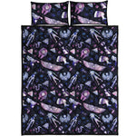 Egyptian Tribal Symbols Print Quilt Bed Set