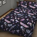 Egyptian Tribal Symbols Print Quilt Bed Set