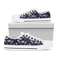 Egyptian Tribal Symbols Print White Low Top Sneakers