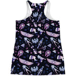 Egyptian Tribal Symbols Print Women's Racerback Tank Top