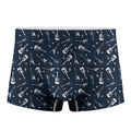 Electric Guitar Pattern Print Men's Boxer Briefs