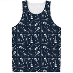 Electric Guitar Pattern Print Men's Tank Top