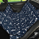 Electric Guitar Pattern Print Pet Car Back Seat Cover