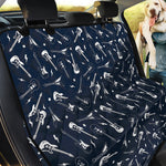 Electric Guitar Pattern Print Pet Car Back Seat Cover