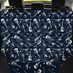 Electric Guitar Pattern Print Pet Car Back Seat Cover