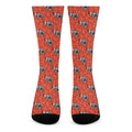 Elephant Skeleton X-Ray Pattern Print Crew Socks