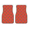 Elephant Skeleton X-Ray Pattern Print Front Car Floor Mats