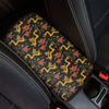 Embroidery Chinese Dragon Pattern Print Car Center Console Cover