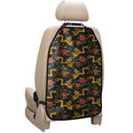 Embroidery Chinese Dragon Pattern Print Car Seat Organizers