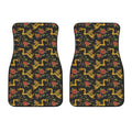 Embroidery Chinese Dragon Pattern Print Front Car Floor Mats