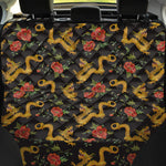Embroidery Chinese Dragon Pattern Print Pet Car Back Seat Cover