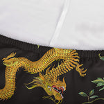 Embroidery Chinese Dragon Pattern Print Sofa Cover